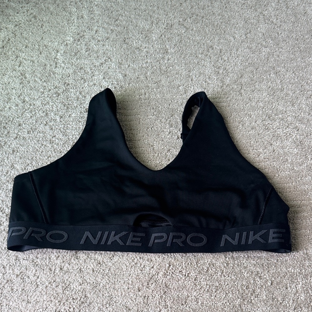 Nike Pro Black Sports Bra L